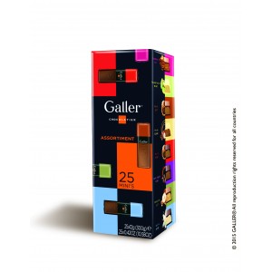 Galler Box 25 Mini Bars Assortment 300g